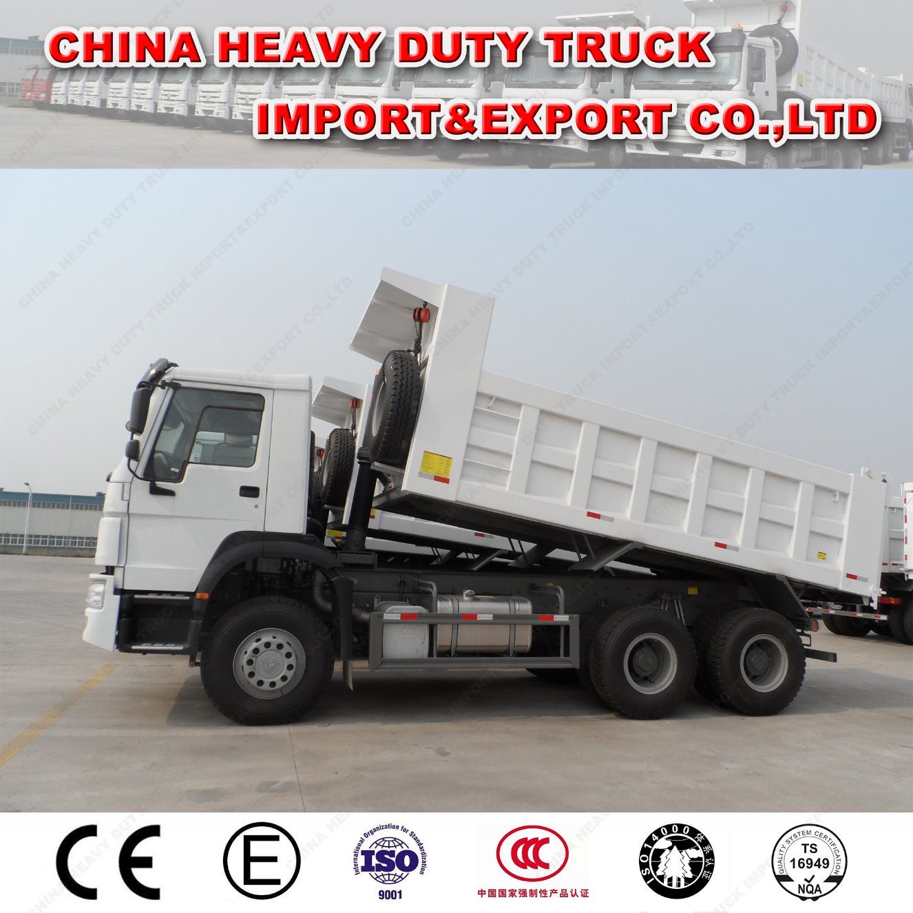 Ethiopia Truck Sinotruk HOWO 30 Tons 371 6X4 Dump Truck