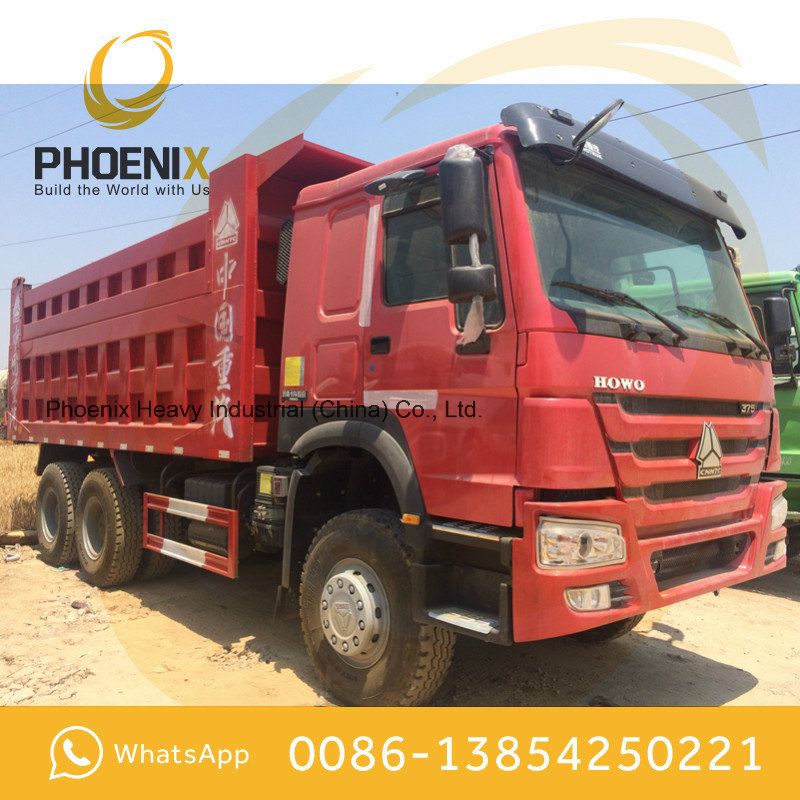Used 336HP HOWO 10 Wheels Dump Truck Tipper 6X4 with Good Condition for Africa